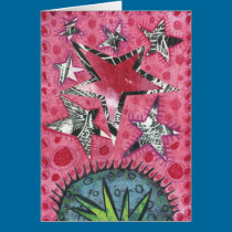 Stars of Joy Holiday Greeting Card cards