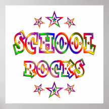 Stars School Rocks Posters