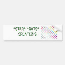 Stars, *STAR* *RATS*     CREATIONS Bumper Sticker