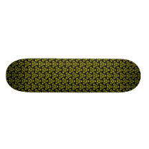 Starship Triangle v1 - Black and Yellow Custom Skate Board