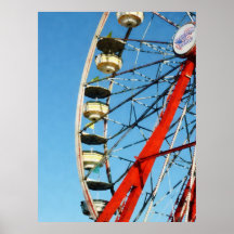 STARTING UNDER $20 - Ferris Wheel Closeup Print