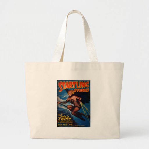 Startling Stories March Canvas Bags
