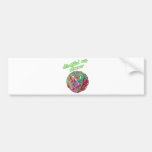 stashing my ammo rubberband ball bumper sticker