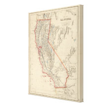 State of California Stretched Canvas Prints