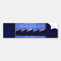 Staten Island Vintage WPA Poster Bumper Stickers