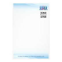 Stationery Template Students Walking