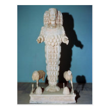 Statue of Artemis with Hunting Dogs, c.AD 135-75 Postcard