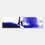 Statue of Liberty Pop Art Bumper Stickers