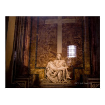 Statues, The Vatican, Rome, Italy Post Card
