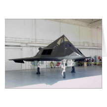 Stealth Fighter F117a Greeting Card