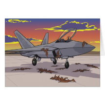Stealth Toon greeting card