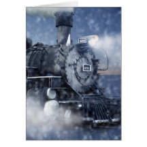 Steam Engine 481 Christmas Card
