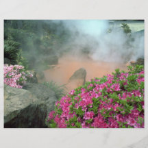 Steam pool in Bephu, Japan Flyers