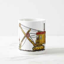 Steam Shovel Digger Construction Mugs