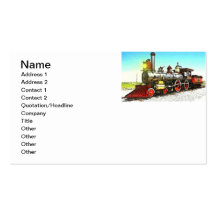 Steam Train Business Card