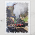 STEAM TRAINS UK PERSONALISED FLYER