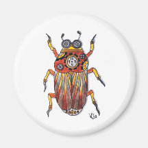 Steampunk Beetle.jpg Fridge Magnets