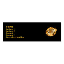 Steampunk Clockworks Business Card Template