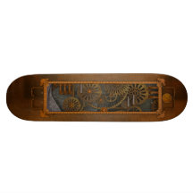 Steampunk Custom Skateboard