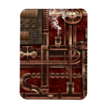 Steampunk Design Magnet