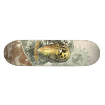 Steampunk Dirigible Skate Board