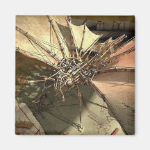 Steampunk Dragonfly Magnet