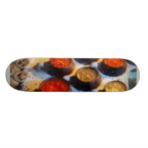 Steampunk - Gauges in Torpedo Room Skateboards