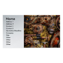 Steampunk - Gears - Inner Workings Business Card