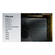 Steampunk - Gears - Music Machine Business Card Templates
