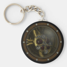 Steampunk Mechanical Heart Keychain