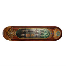 Steampunk - Naval - Lighting control panel Custom Skate Board