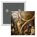 Steampunk - Naval - Watch the depth Pinback Buttons