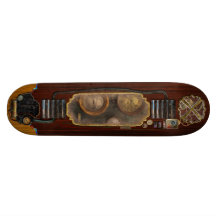 Steampunk - Plumbing - Gauging success Skate Board Deck