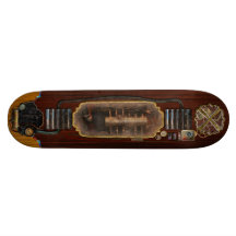 Steampunk - Plumbing - The valve matrix Skateboard Decks