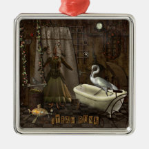 Steampunk Romance Keepsake Ornament