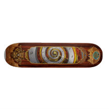 Steampunk - Spiral - Infinite time Skate Board Deck