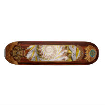 Steampunk - Spiral - Time Iris Custom Skateboard