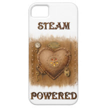 Steampunk Steam Powered Heart iPhone4 Case iPhone 5 Cover
