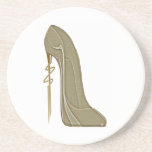 Steampunk Style Stiletto Shoe Art Coasters