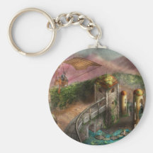 Steampunk - The age of invention Keychain
