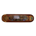 Steampunk - The Mad Scientist Custom Skate Board