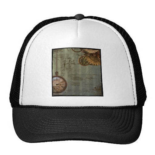 Steampunk Time Machine Mesh Hats