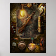 Steampunk - Victorian fuse box Poster