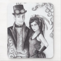 Steampunk Wedding - Mousepad