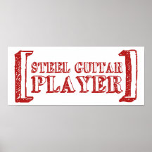 Steel Guitar Player Print