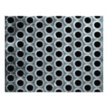 Steel Holes Metal Mesh Pattern Personalized Invitations