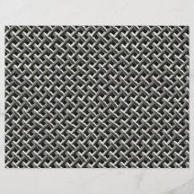 Steel Metal Mesh Pattern (faux) Full Colour Flyer