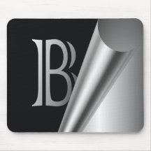 Steel Peel Monogram "B" Mouse Pad