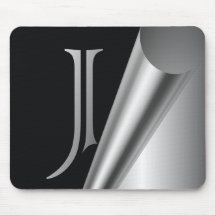 Steel Peel Monogram "J" Mouse Pads