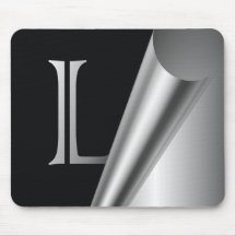 Steel Peel Monogram "L" Mousepads